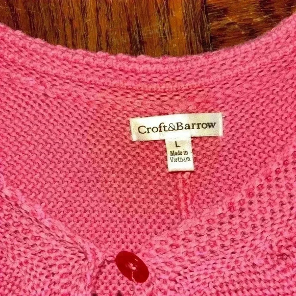 Liz Claiborne pink sweater - Picture 3 of 6